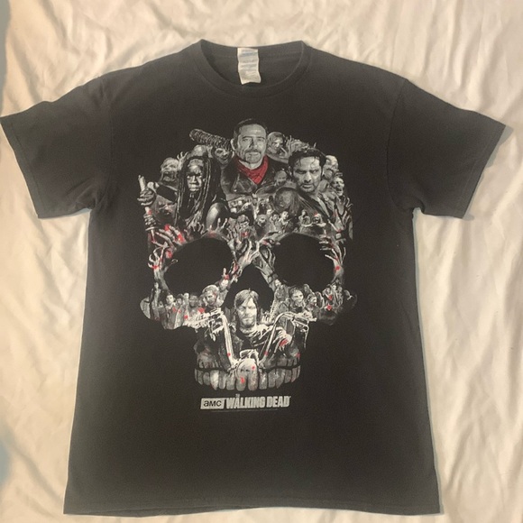 The Walking Dead Skull Shirt 2016 AMC - Picture 1 of 6